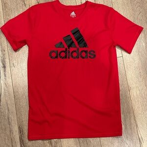 Adidas Scarlet Tee with Ebony Emblem